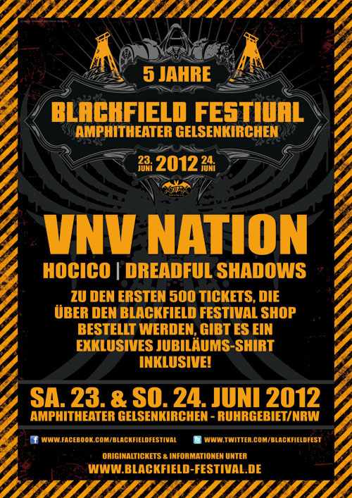 Blackfield Festival 2012 - official Flyer