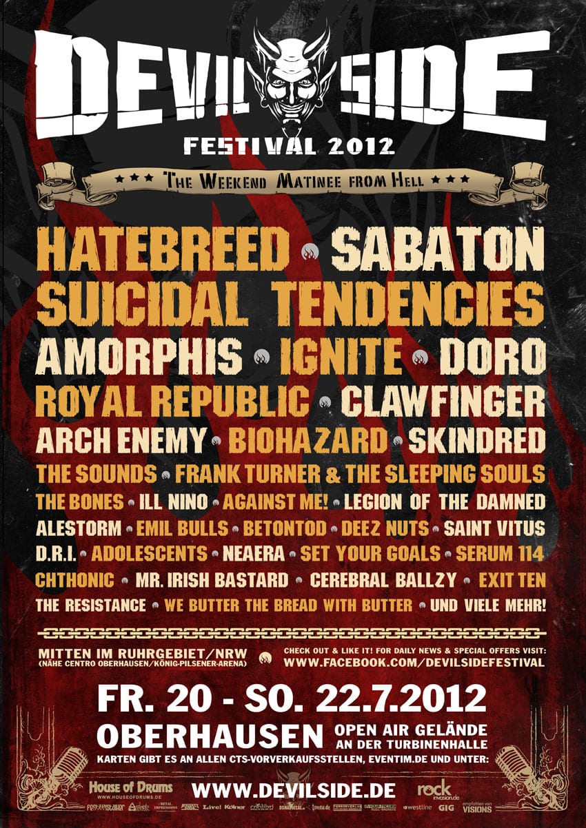 Official Flyer: Devil Side Festival 2012