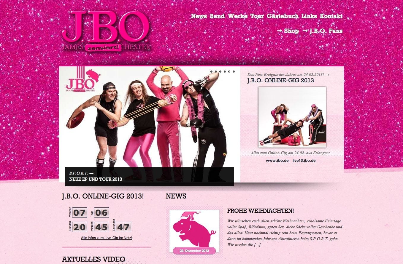 J.B.O. Homepage