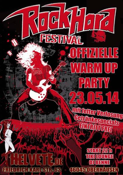 Flyer: RHF Warm-Up Party 2014