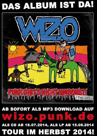Flyer: WIZO - Tour 2014