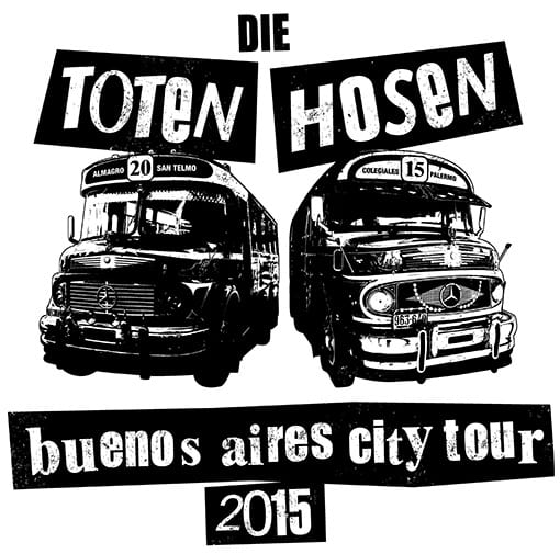 Flyer: Die Toten Hosen - Buenos Aires City Tour 2015